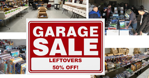 GARAGE SALE LEFTOVERS 50% OFF!