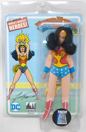 DC RETRO WONDER WOMAN GEORGE PEREZ ARTISTS PROOF VAULT COLLECTIBLES 8IN AF EC EMERALD CITY