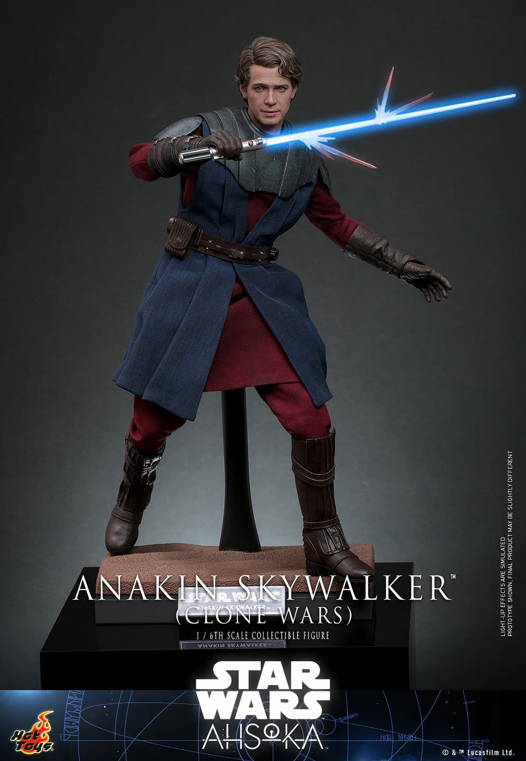 HOT TOYS SW ANAKIN SKYWALKER AHSOKA TMS 129 AF