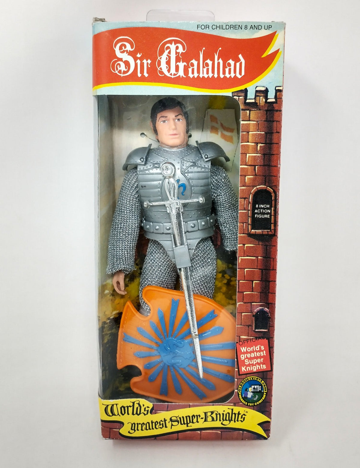 RETRO SUPER KNIGHTS SERIES 1 GALAHAD 8 INCH AF