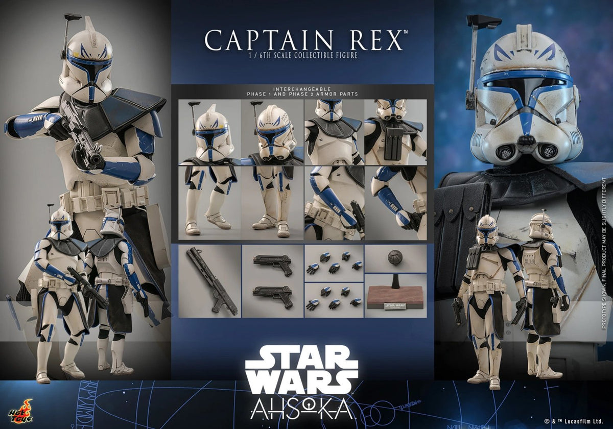 HOT TOYS STAR WARS CAPTAIN REX AHSOKA TMS 119 AF