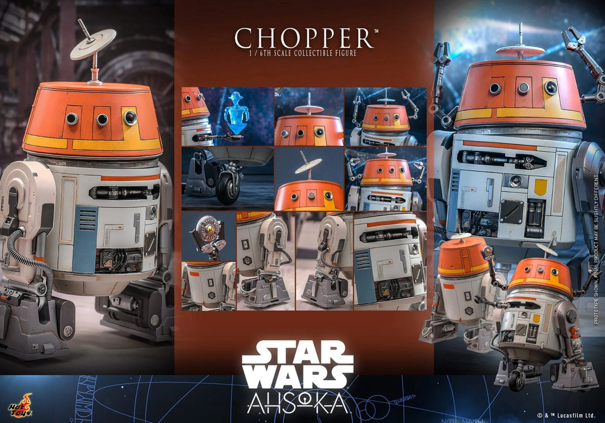 HOT TOYS STAR WARS CHOPPER AHSOKA TMS 112 AF