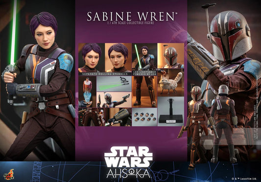 HOT TOYS STAR WARS SABINE WREN AHSOKA TMS 111 AF