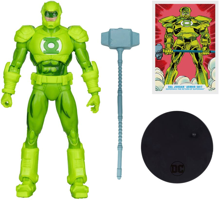 DC MULTIVERSE HAL JORDAN ARMOR SUIT RETURN OF SUPERMANLANTERN MCFARLANE AF