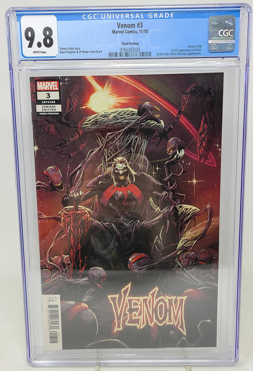 Venom #3 3rd Printing CGC 9.8 - 洋書