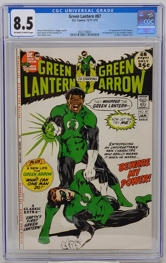 GREEN LANTERN #87 ~ DC 1971 ~ CGC 8.5