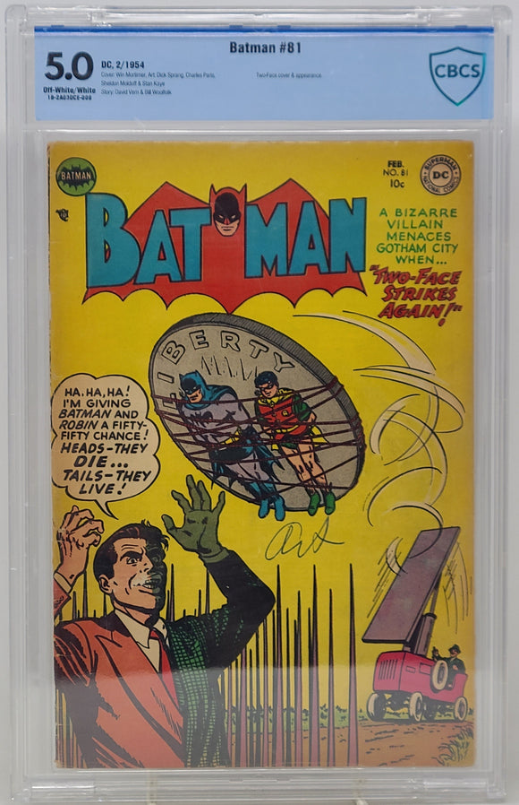 BATMAN #81 ~ DC 1954 ~ CBCS 5.0