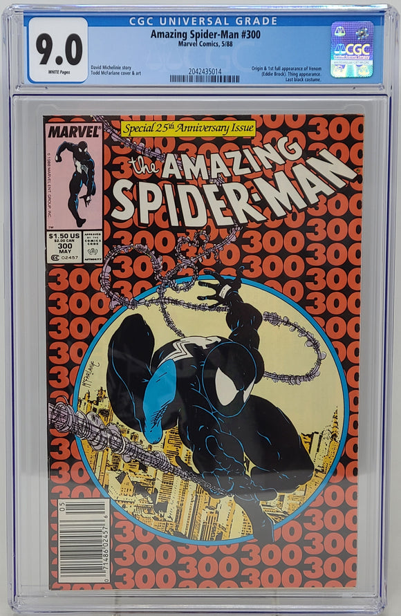 AMAZING SPIDER-MAN #300 ~ MARVEL 1988 ~ CGC 9.0