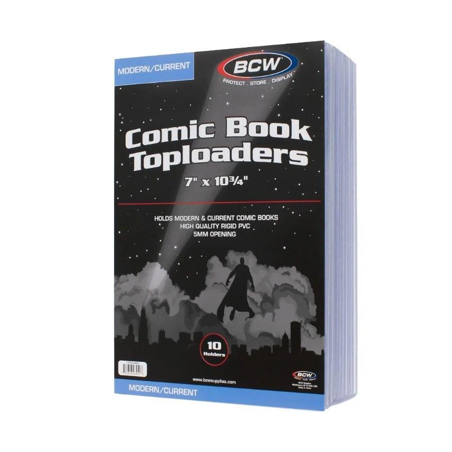 BCW TOPLOADER COMIC BOOK CURRENT - 10 CT