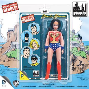 DC RETRO WONDER WOMAN PORTRAITS CARD 8IN AF