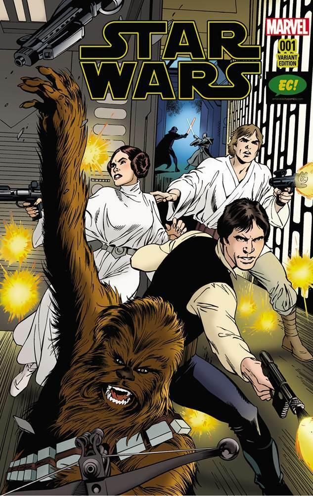 STAR WARS #1 EC EXCLUSIVE VARIANT ALAN DAVIS EMERALD CITY