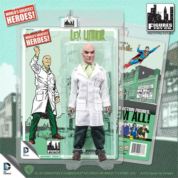 DC RETRO LEX LUTHOR SUPERMAN 8IN AF S3