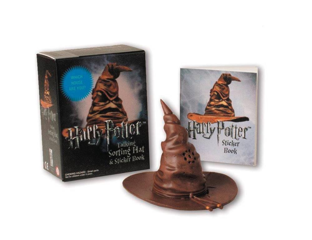 BOOK KIT HARRY POTTER TALKING SORTING HAT & STICKER BOOK