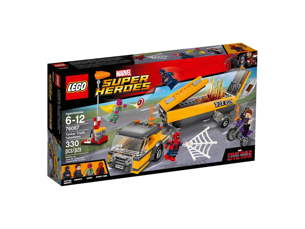 LEGO MARVEL TANKER TRUCK TAKEDOWN 76067 SET