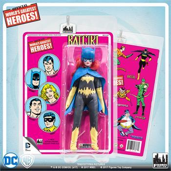 DC RETRO BATGIRL SCREEN PRINT SUIT 8IN AF