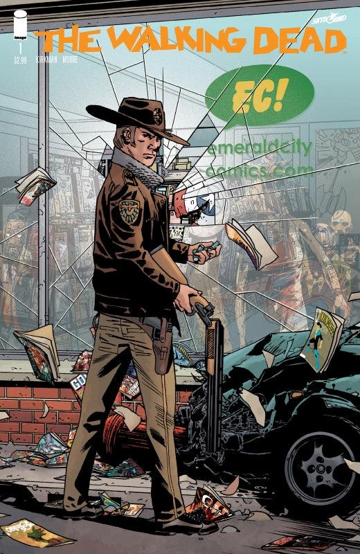 WALKING DEAD #1 15TH ANNIVERSARY EC EXCLUSIVE VARIANT - EMERALD CITY