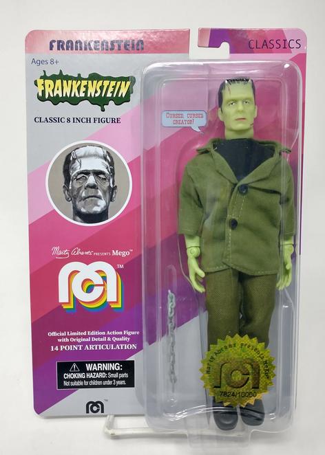 MEGO HORROR FRANKENSTEIN 8-IN RETRO UNIVERSAL MONSTERS AF