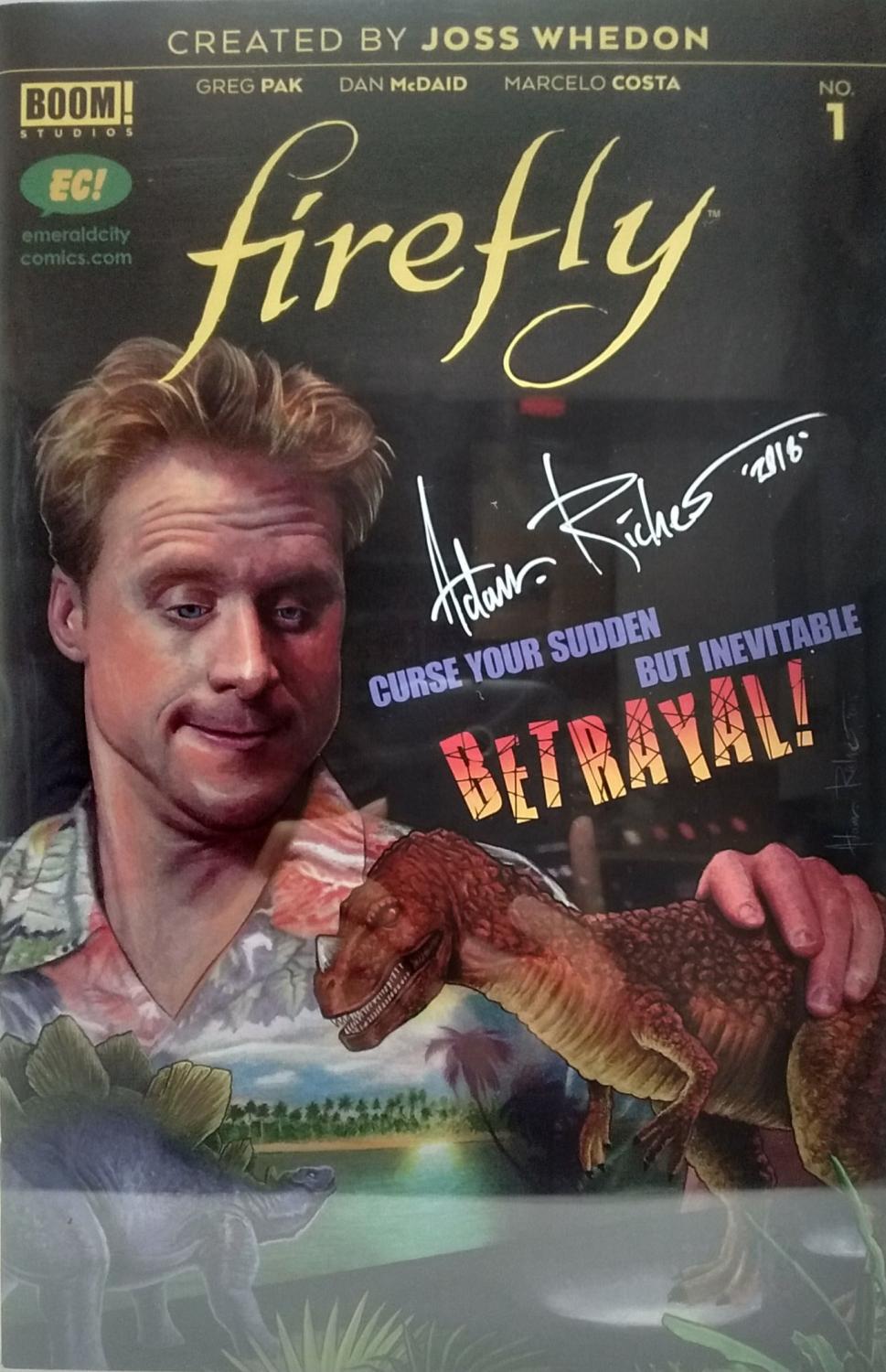 FIREFLY #1 EC EXCLUSIVE VARIANT - ADAM RICHES SIGNED - EMERALD CITY