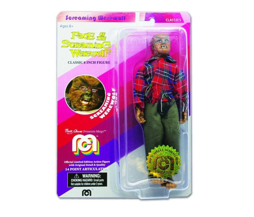 MEGO HORROR WOLFMAN 8-IN RETRO FOTSW UNIVERSAL MONSTERS AF
