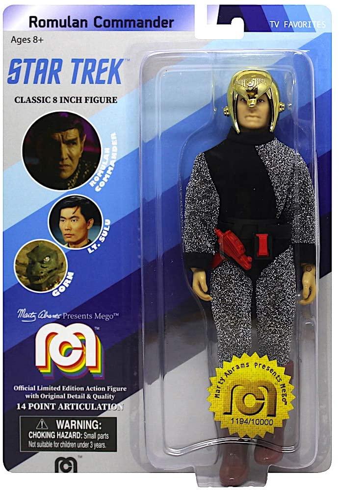 MEGO STAR TREK ROMULAN COMMANDER 8IN RETRO AF 2018