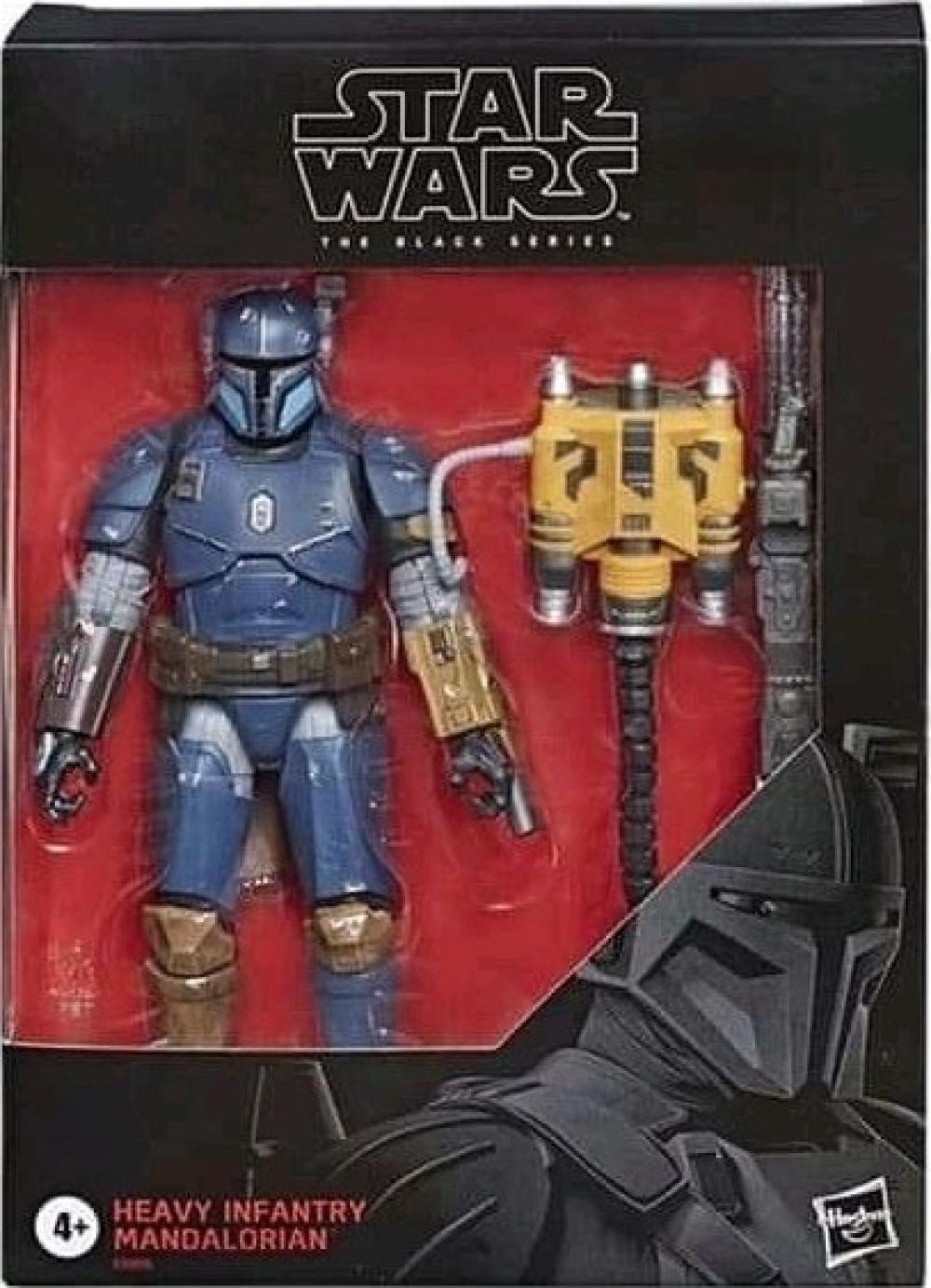 STAR WARS BLACK SERIES SW 6 INCH DLX HEAVY INFANTRY MANDALORIAN BBE AF