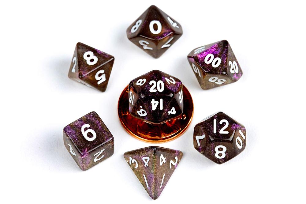 MTD: 7 Dice Set - Stardust Super Volcano