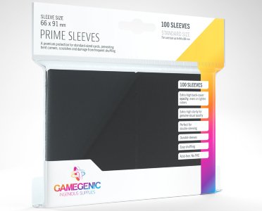 Prime Card Sleeves: Black 100