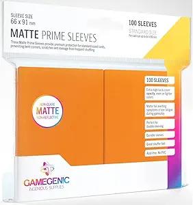 Prime Card Sleeves: Orange 100