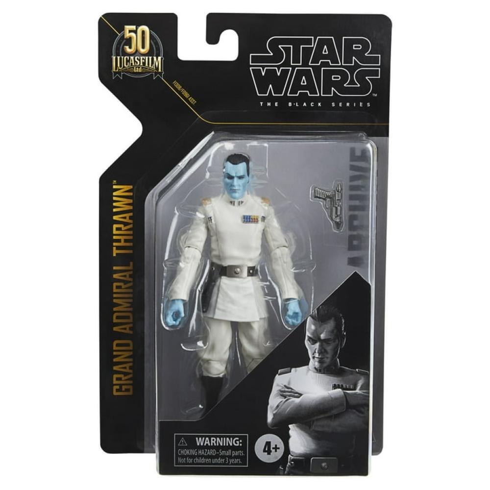 SW ARCHIVE BLACK GRAND ADMIRAL THRAWN 6 INCH AF