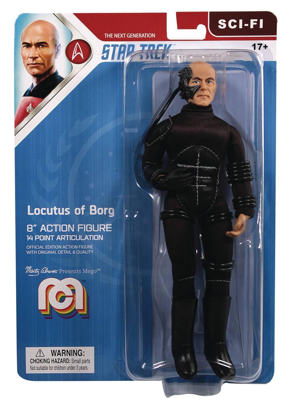 MEGO STAR TREK LOCUTUS OF BORG 8IN AF