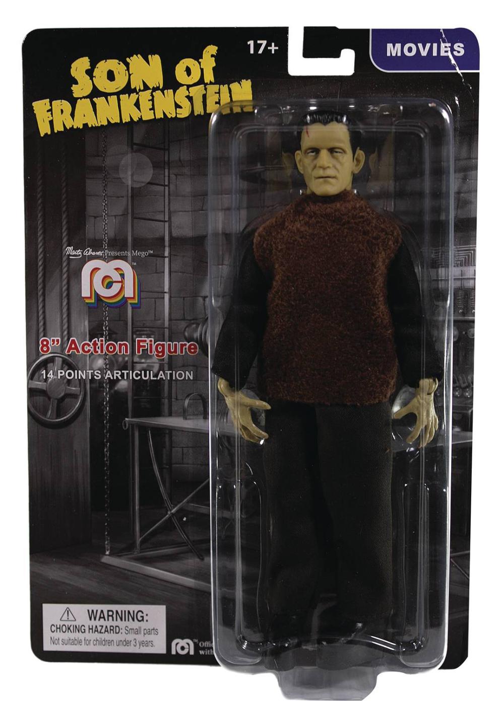 MEGO HORROR SON OF FRANKENSTEIN 8IN AF