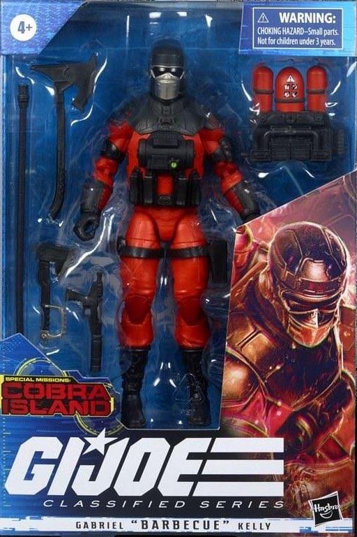 GI JOE CLASSIFIED BARBECUE COBRA ISLAND 6IN AF