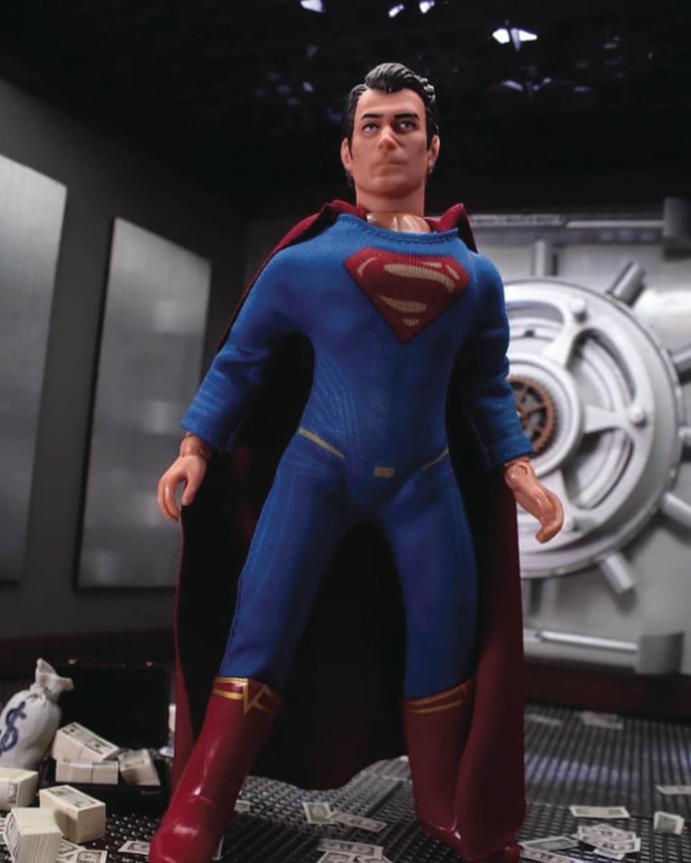 MEGO DC SUPERMAN JUSTICE LEAGUE HENRY CAVIL 8IN AF
