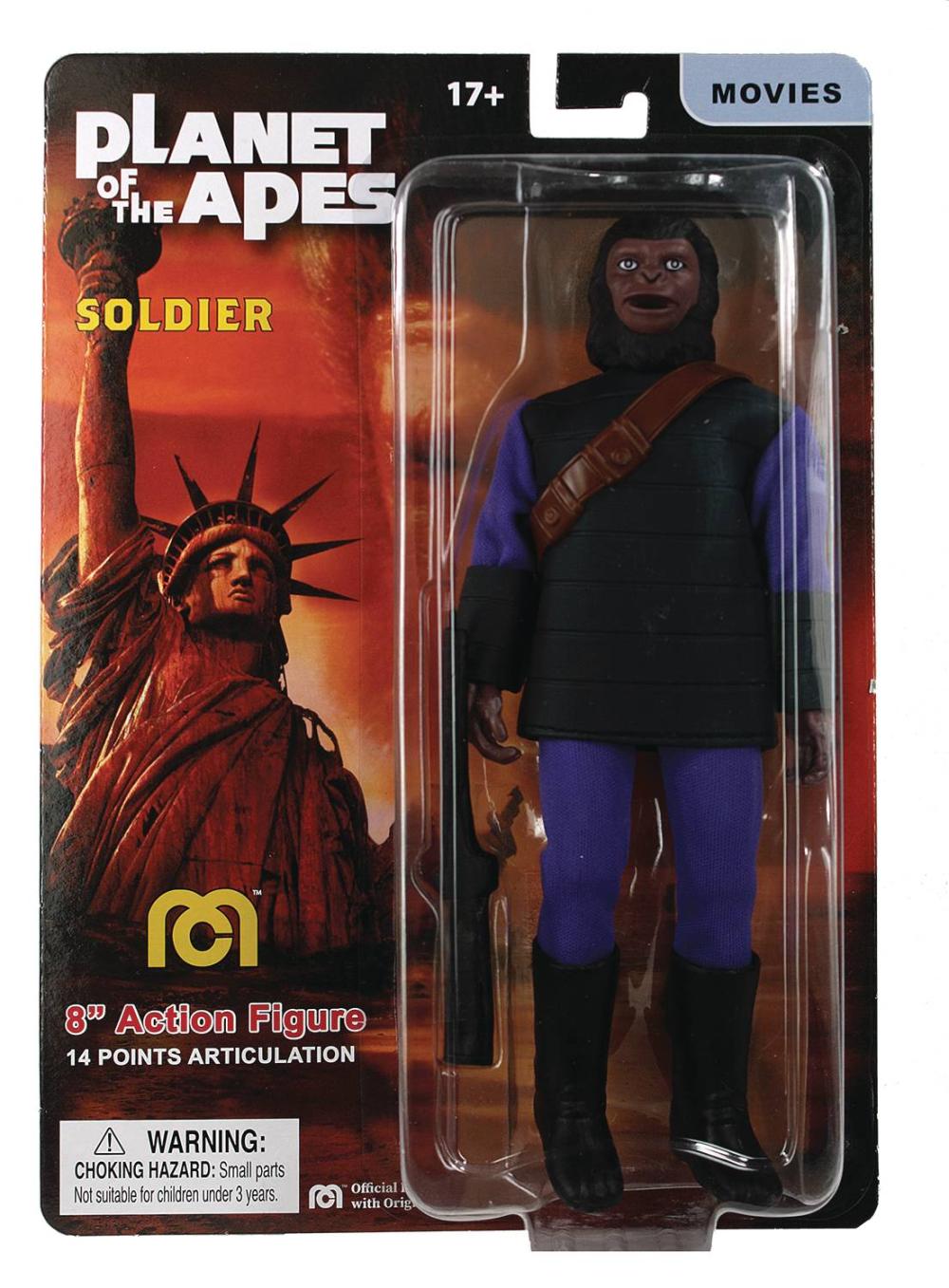 MEGO MOVIES SOLDIER APE PLANET OF THE APES 8IN AF