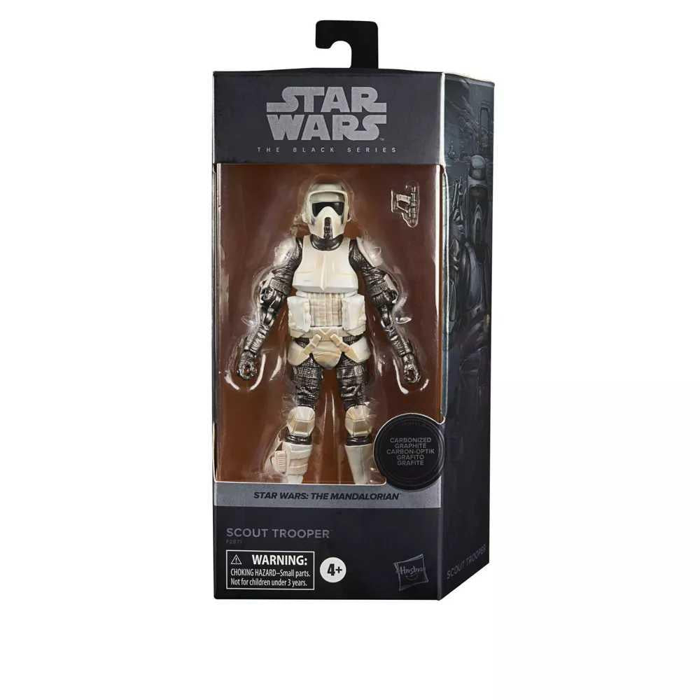SW BLACK 6 INCH SCOUT TROOPER CARBONIZED AF