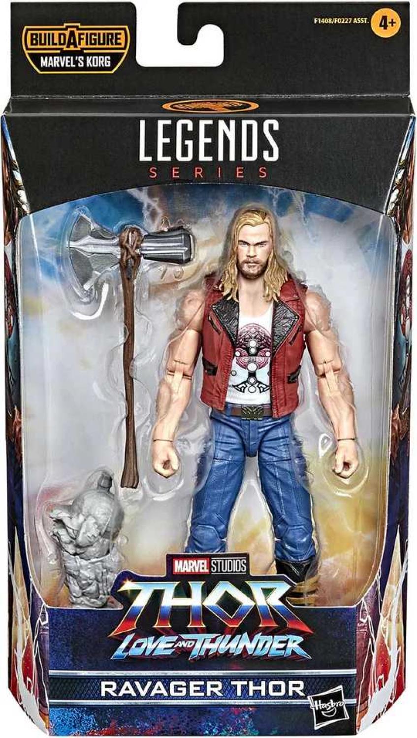 MARVEL LEGENDS NEW THOR RAVAGER LOVE AND THUNDER AF - KORG BAF