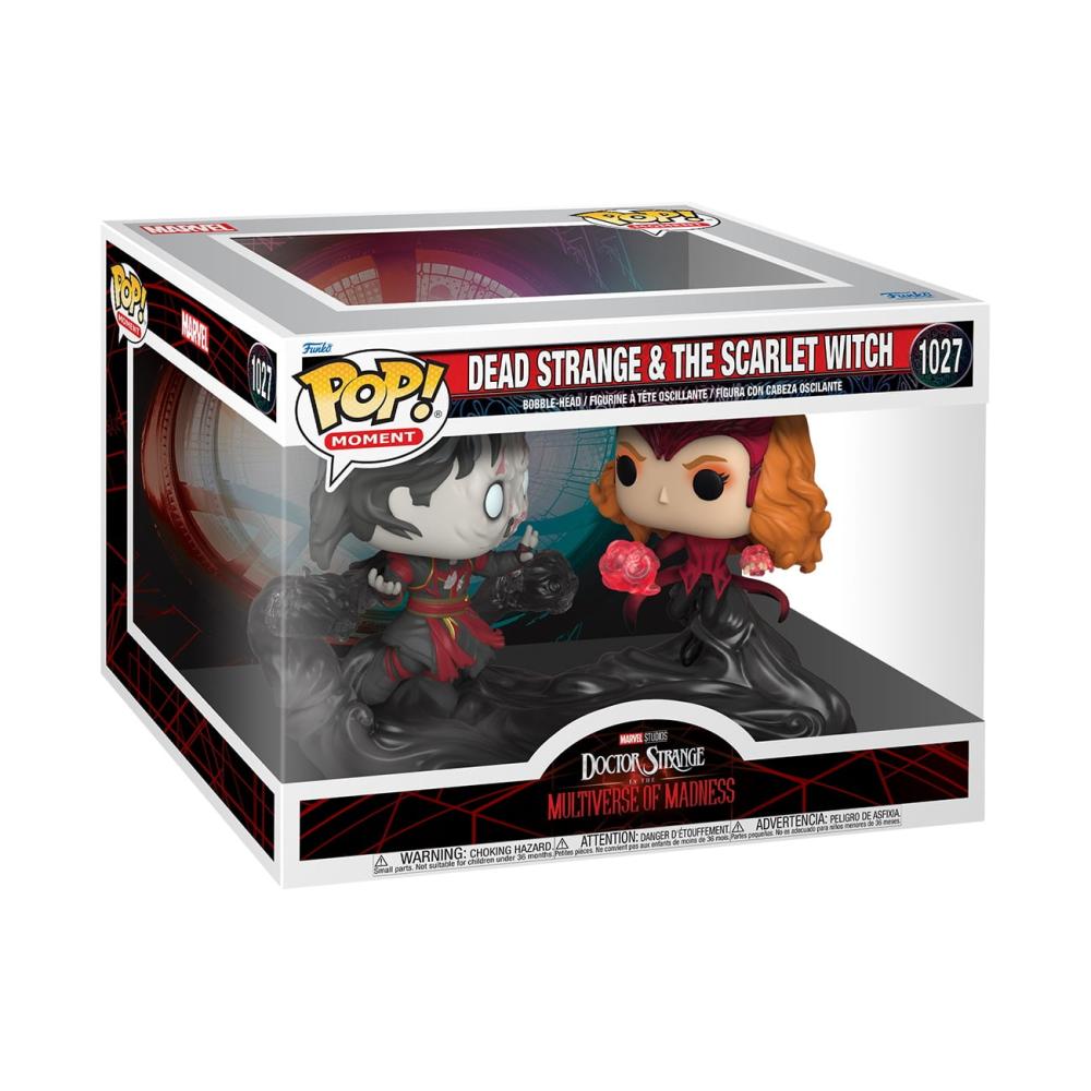 POP LARGE MARVEL DOCTOR STRANGE 2 DEAD STRANGE W/ SCARLET WITCH VINYL FIGURE