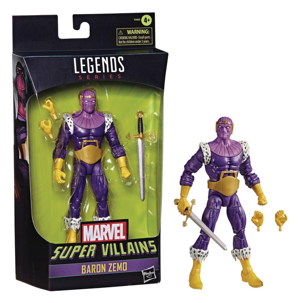 MARVEL LEGENDS NEW BARON ZEMO WGE 6IN AF