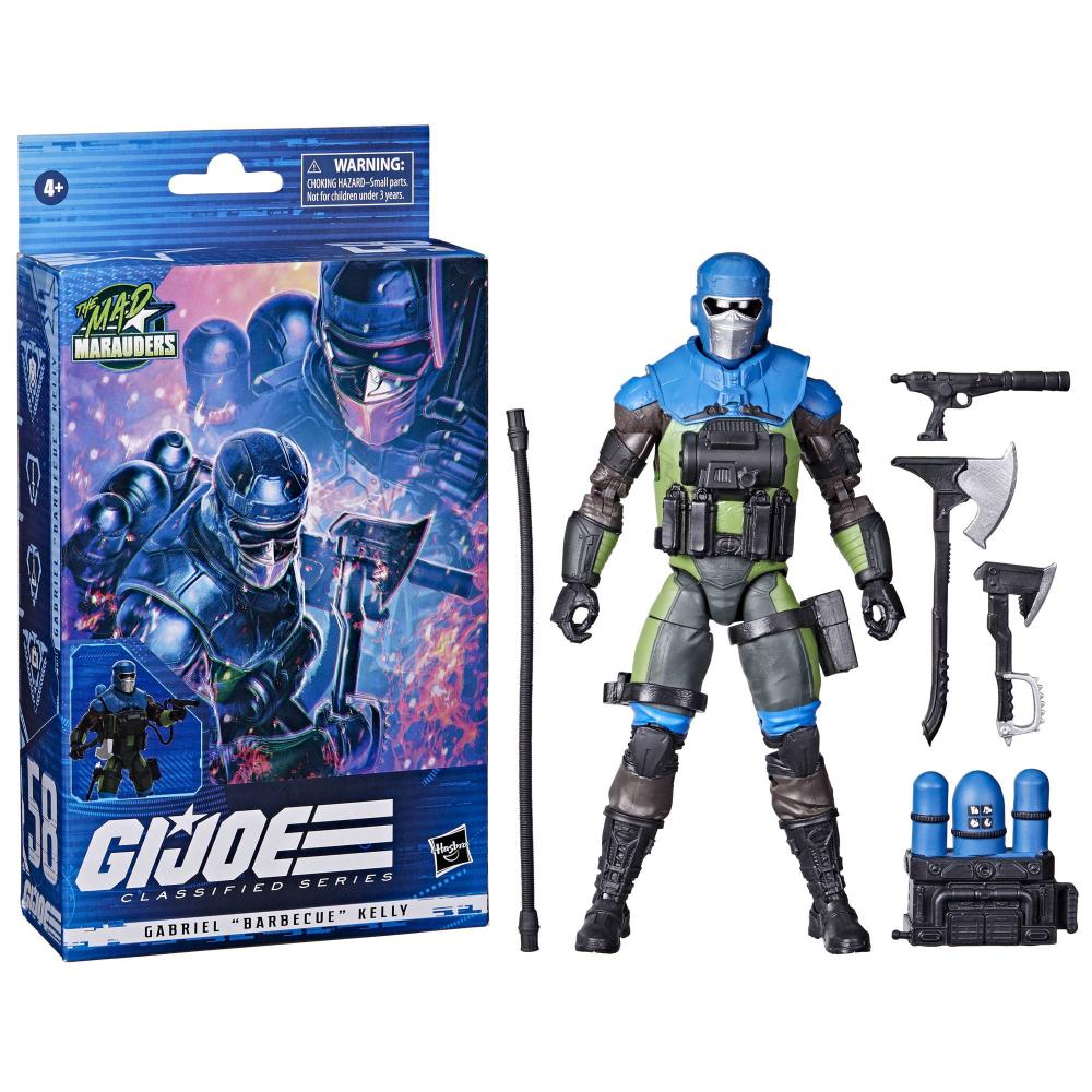 GI JOE CLASSIFIED BARBECUE MAD MARAUDERS 6IN AF