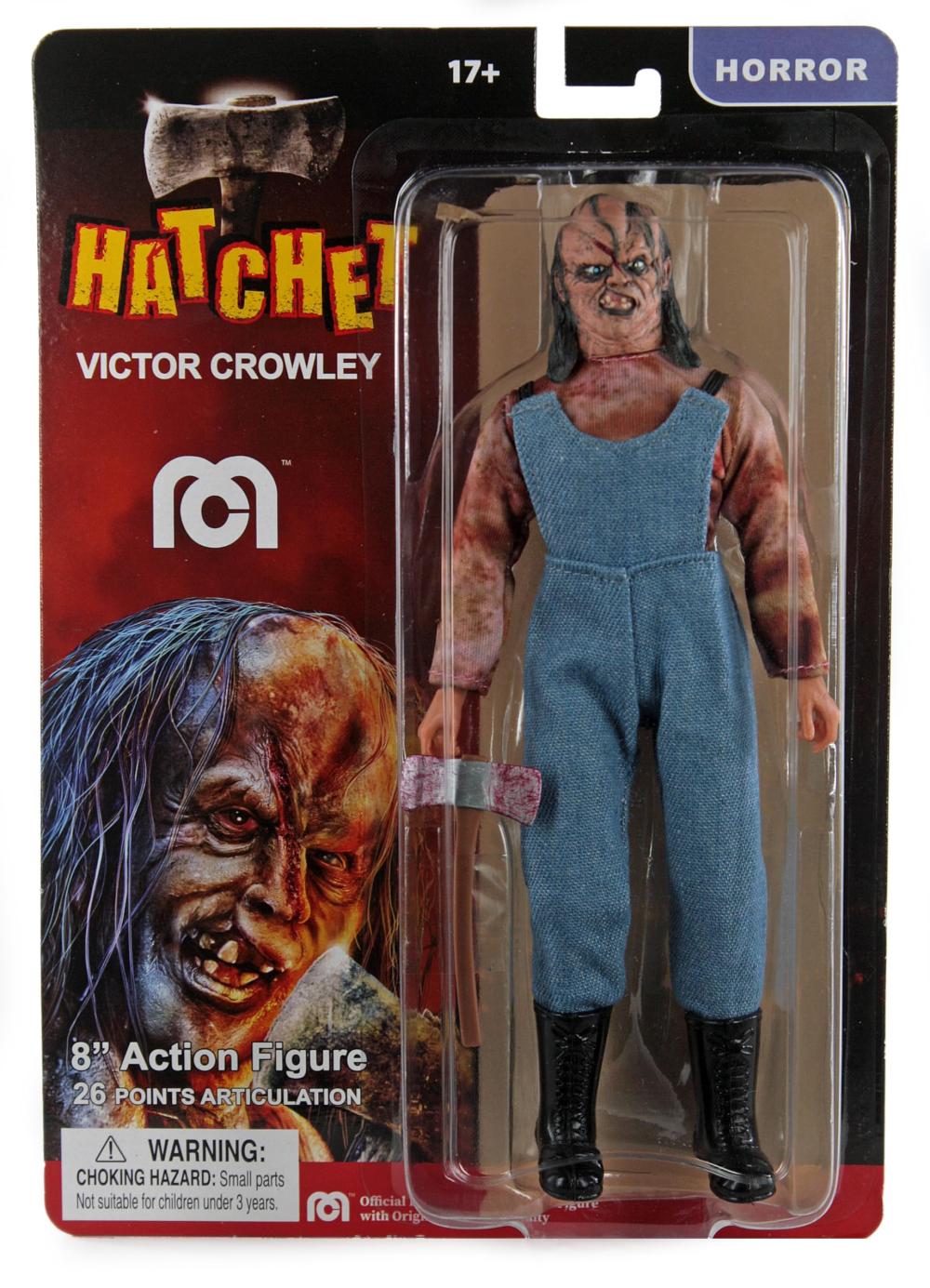 MEGO HORROR HATCHET VICTOR CROWLEY 8IN AF