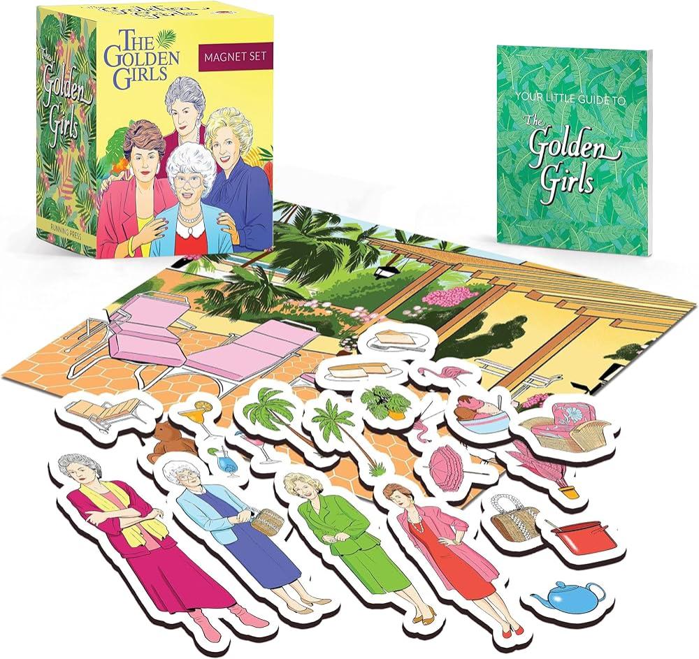 BOOK KIT GOLDEN GIRLS MAGNET SET