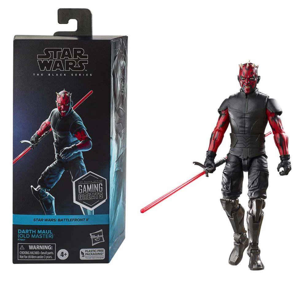 STAR WARS BLACK SERIES SW 6 INCH DARTH MAUL OLD MASTER BATTLE FRONT 2 AF