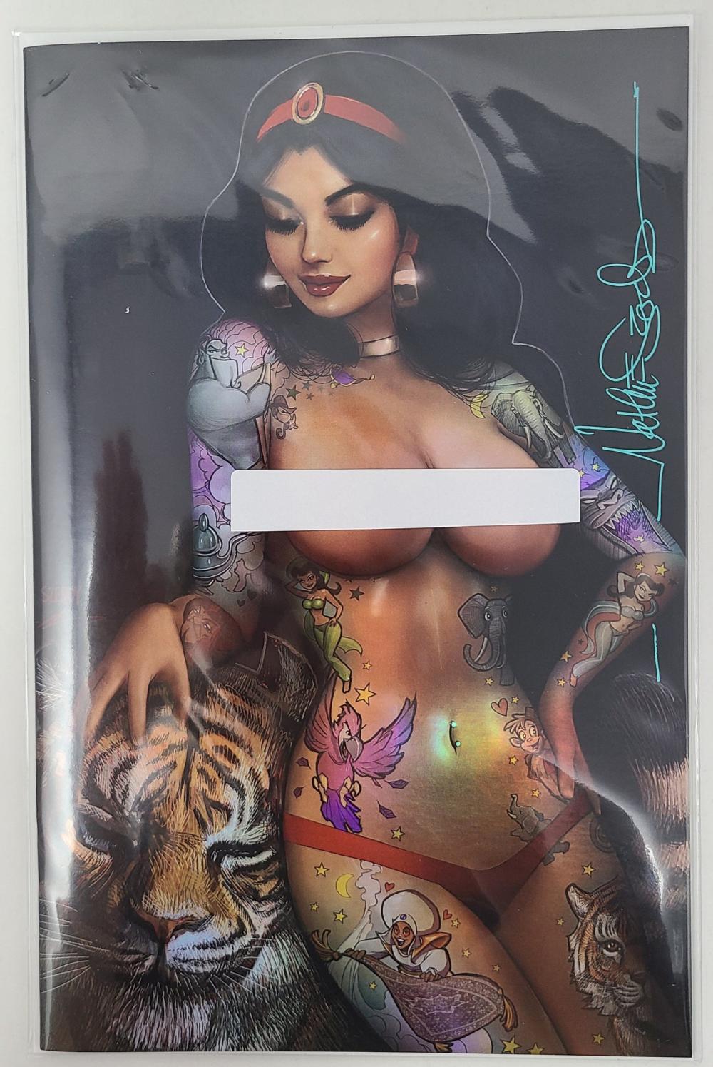 NATHAN SZERDY CONSIGNMENT - JASMINE RED TOPLESS FOIL
