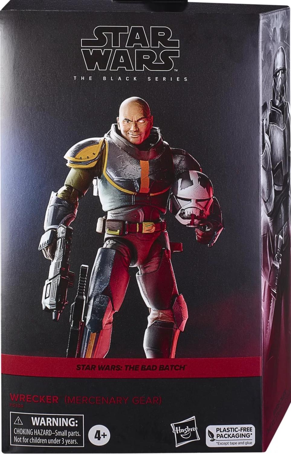 STAR WARS BLACK SERIES SW 6 INCH DELUXE WRECKER MERCENARY GEAR THE BAD BATCH AF