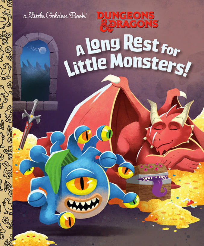 D&D A LONG REST FOR LITTLE MONSTERS LITTLE GOLDEN BOOK DANDD