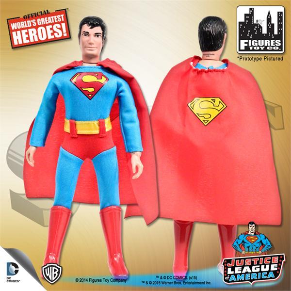 DC RETRO SUPERMAN JLA 8IN AF