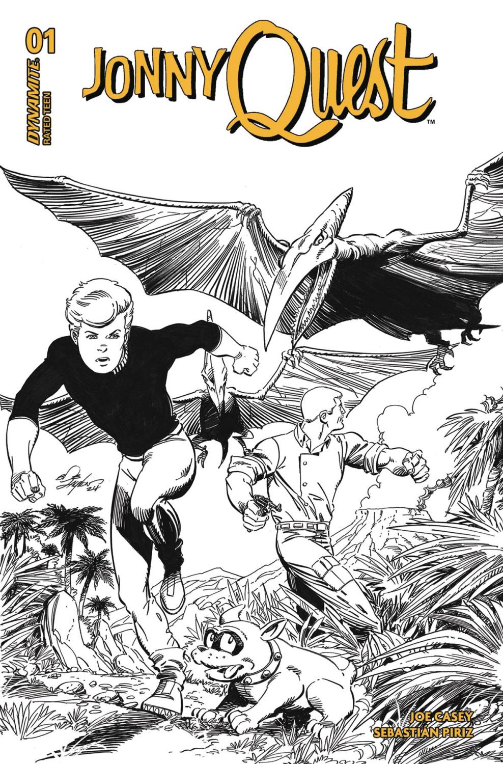JONNY QUEST #1 CVR N 1:10 LAYTON LINE ART 1:10 INCV