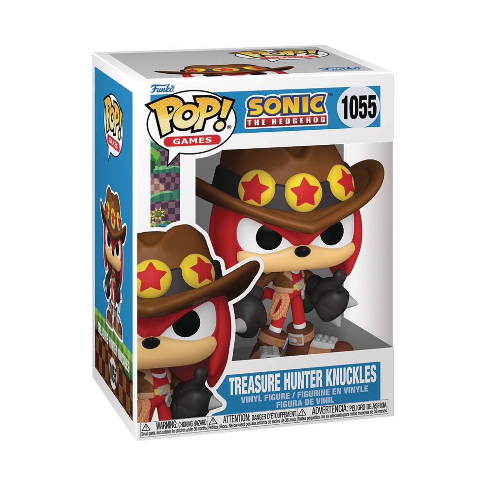 POP GAMES SONIC THE HEDGEHOG KNUCKLES TREASURE HUNTER VIN FIG
