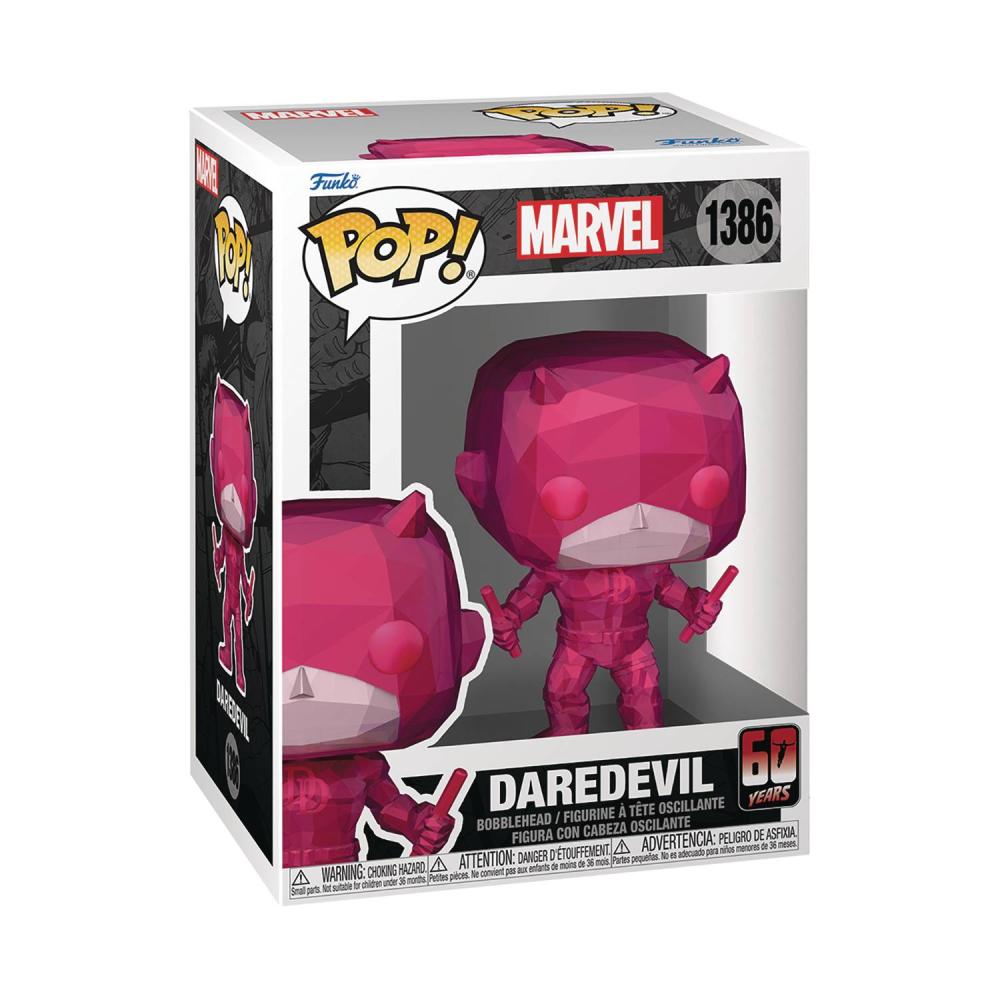 POP MARVEL COMICS DAREDEVIL 60TH FACET VIN FIG