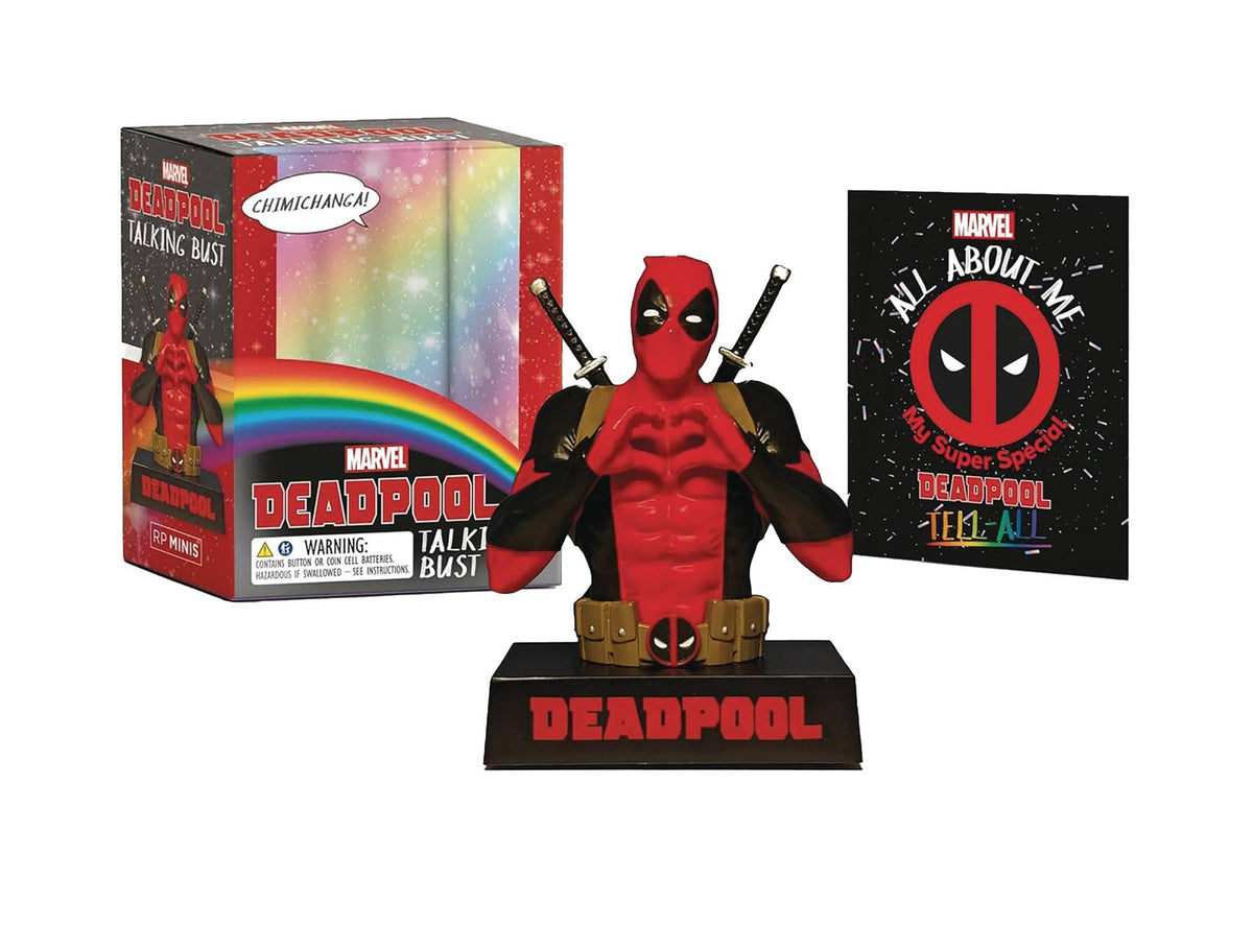 BOOK KIT DEADPOOL TALKING BUST CHIMICHANGA
